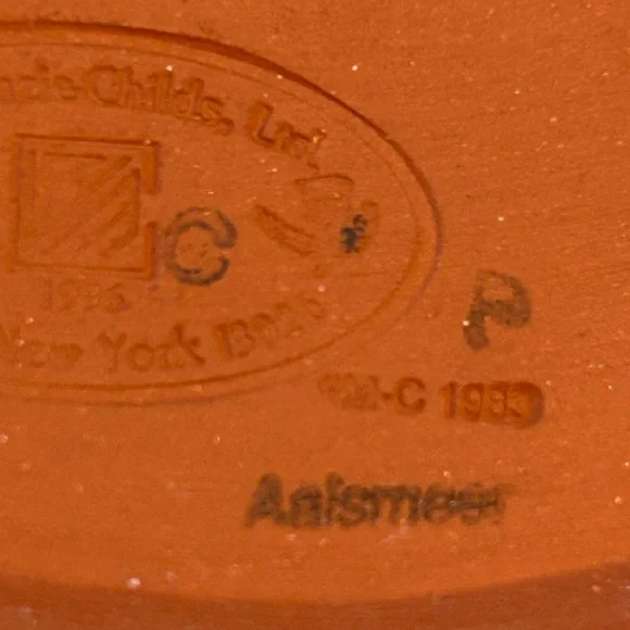 Vintage Mackenzie-Childs Soap Disk/Trinket Tray - Picture 8 of 8